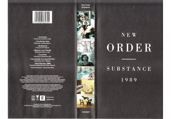 New Order Substance 1989 VHS