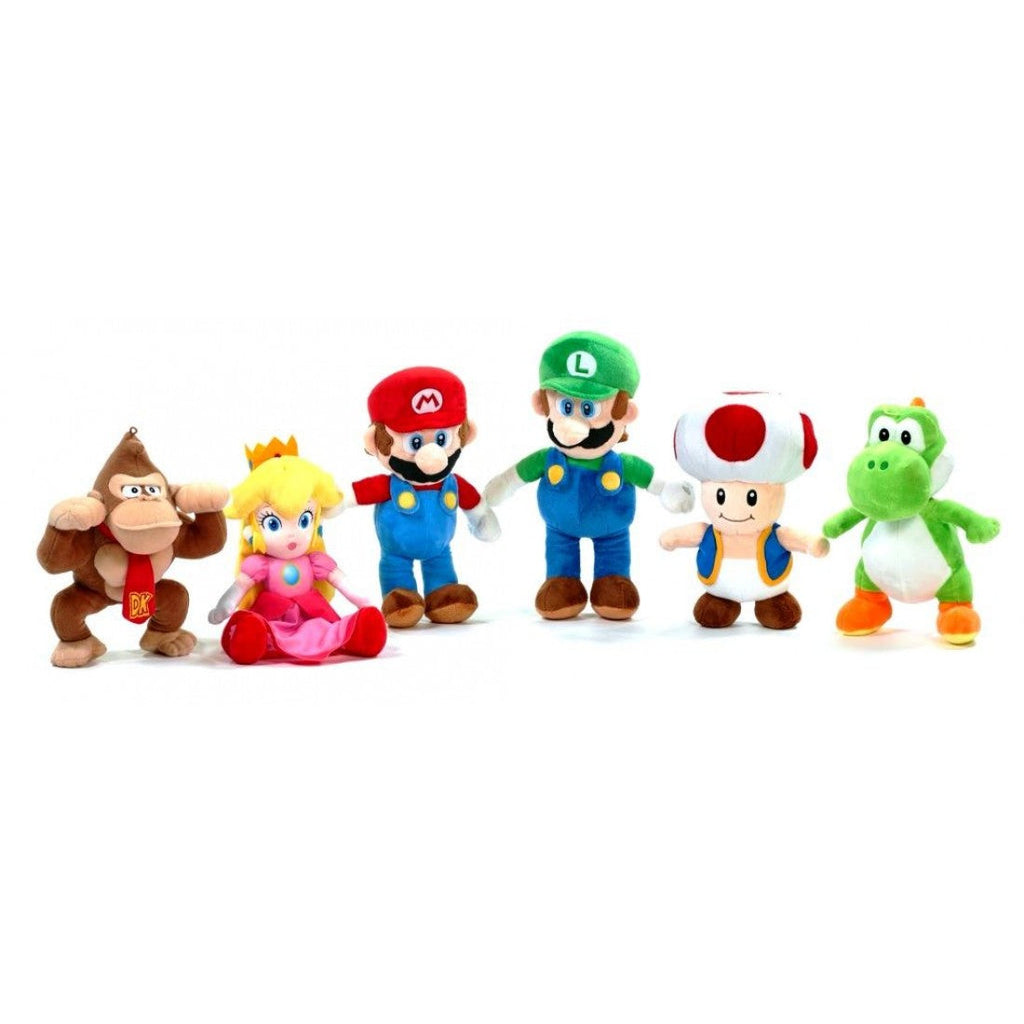 Super Mario 14â€ Plush Selection