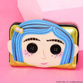 Coraline Doll Cosplay Zip Around Wallet by Loungefly