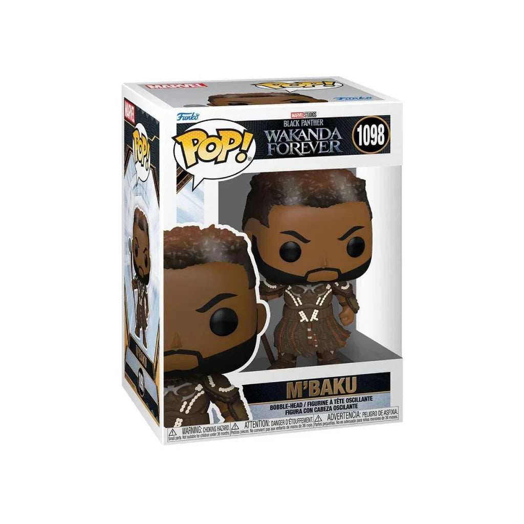 Black Panther Wakanda Forever 1098 Mâ€™Baku Funko Pop! Vinyl Figure