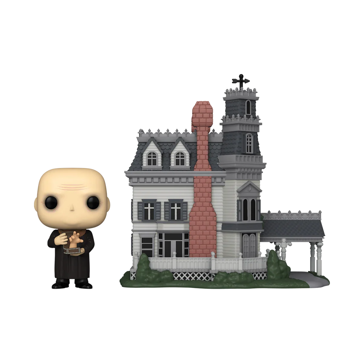The Addams Family Uncle Fester and Addams Mansion Funko Pop! Town Vinyl Figure