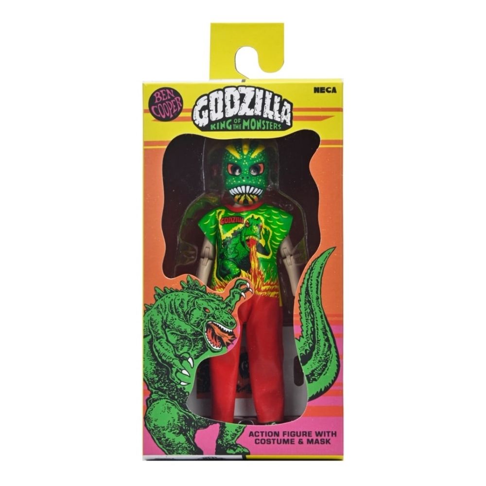 NECA Godzilla King Of The Monsters Ben Cooper Action Figure With Costume & Mask