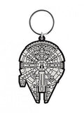 Star Wars Millennium Falcon Rubber Keychain
