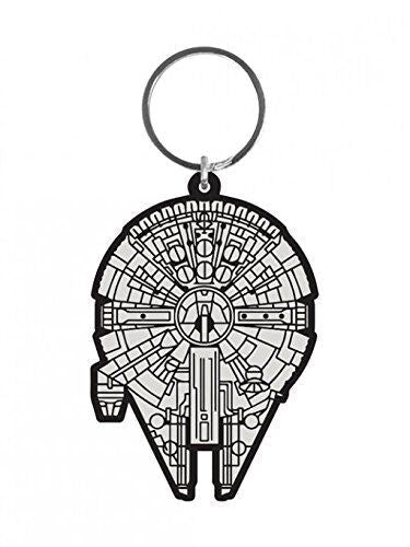 Star Wars Millennium Falcon Rubber Keychain