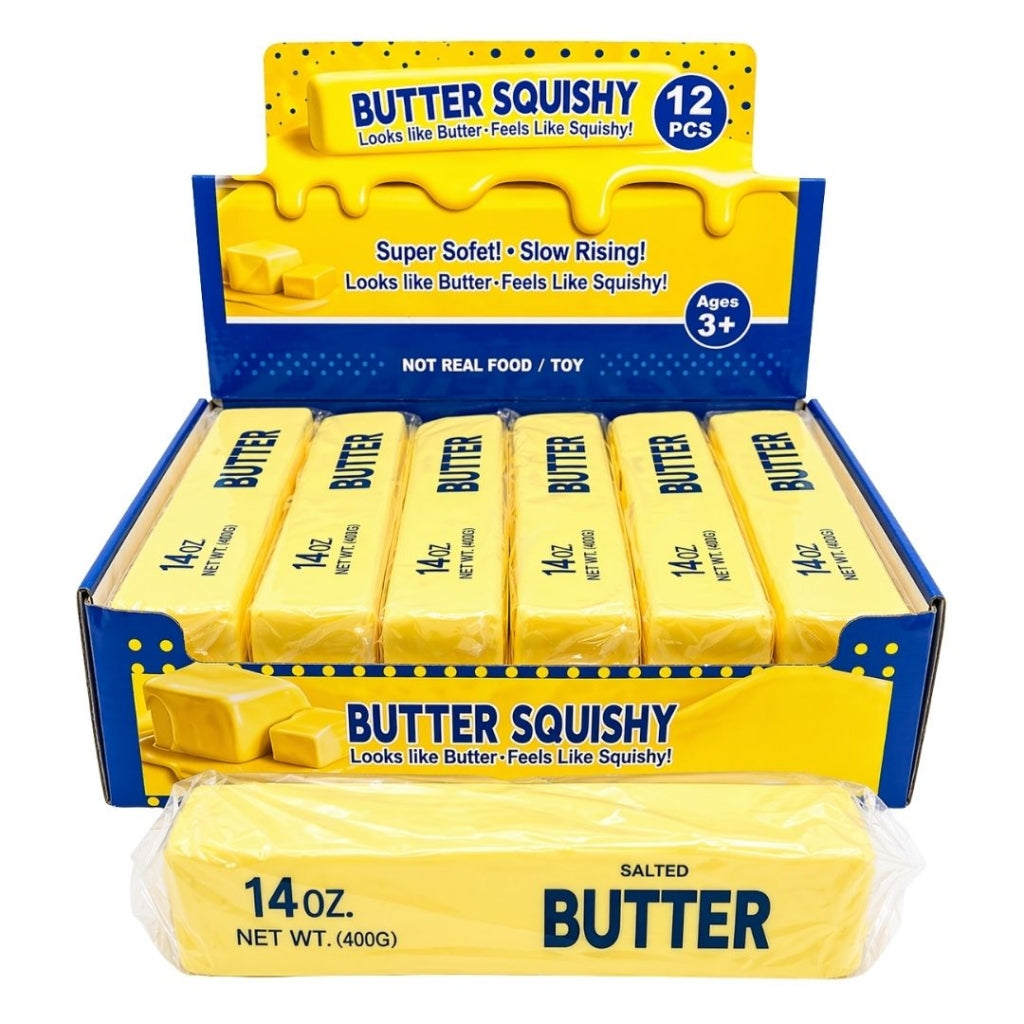 Salted Butter Large Slow Rising Squish Toy 22cm