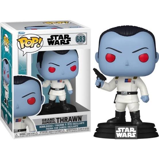 Star Wars 683 Grand Admiral Thrawn Funko Pop! Vinyl Figure