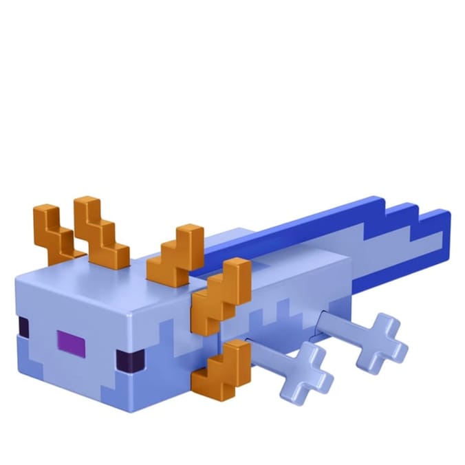 Minecraft Blue Axolotl Figure Toppeez