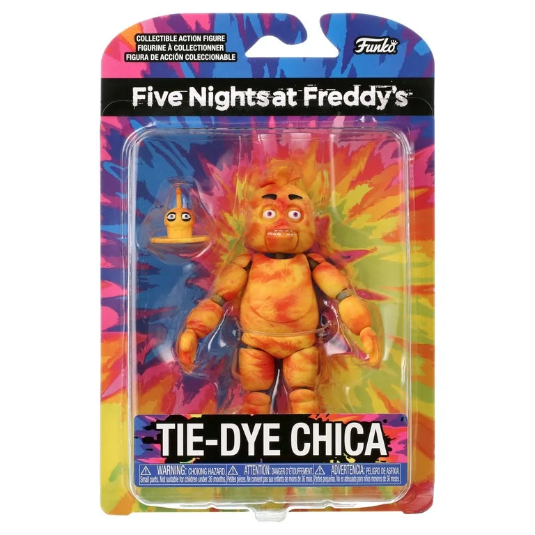Five Nights at Freddyâ€™s Tie-Dye Chica Action Figure