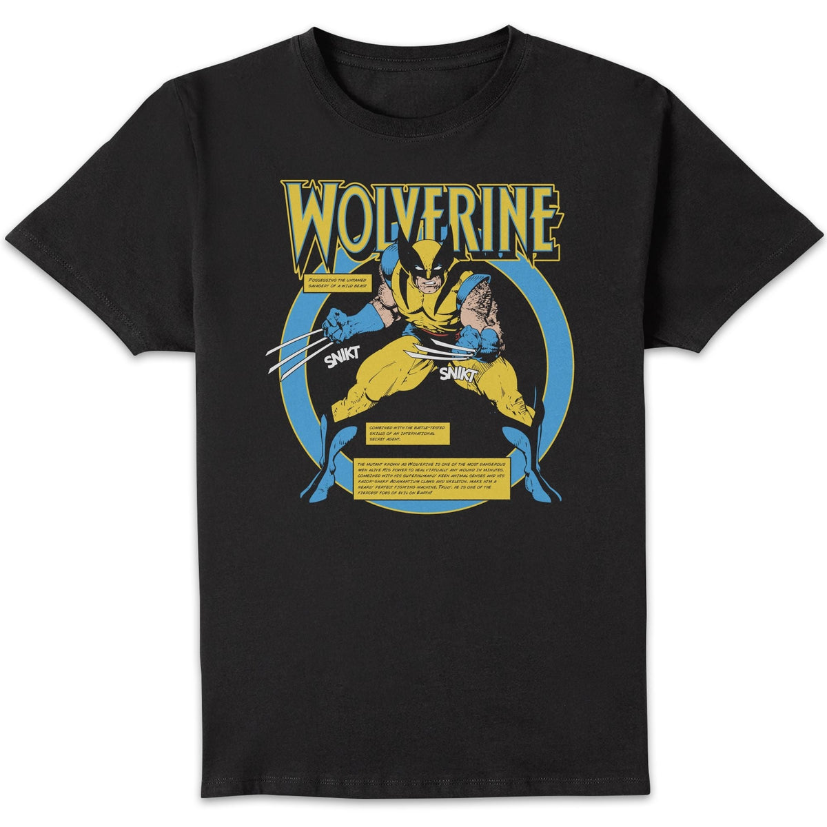Marvel X-Men Wolverine Black T-Shirt