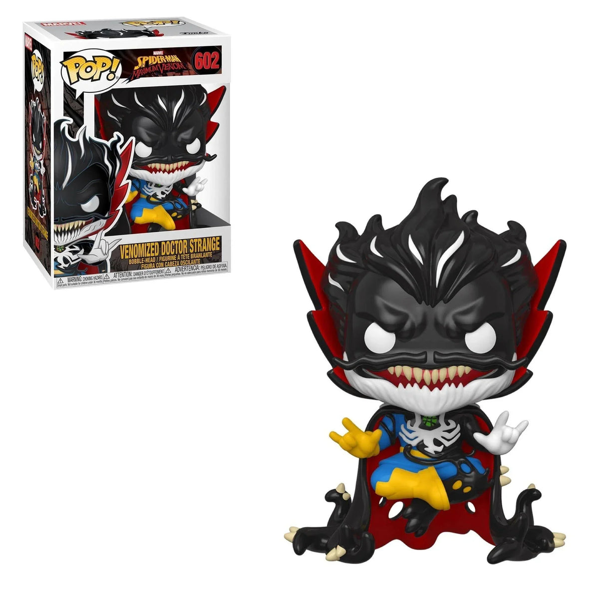 Spider-Man Maximum Venom 602 Venomized Doctor Strange Funko Pop! Vinyl Figure