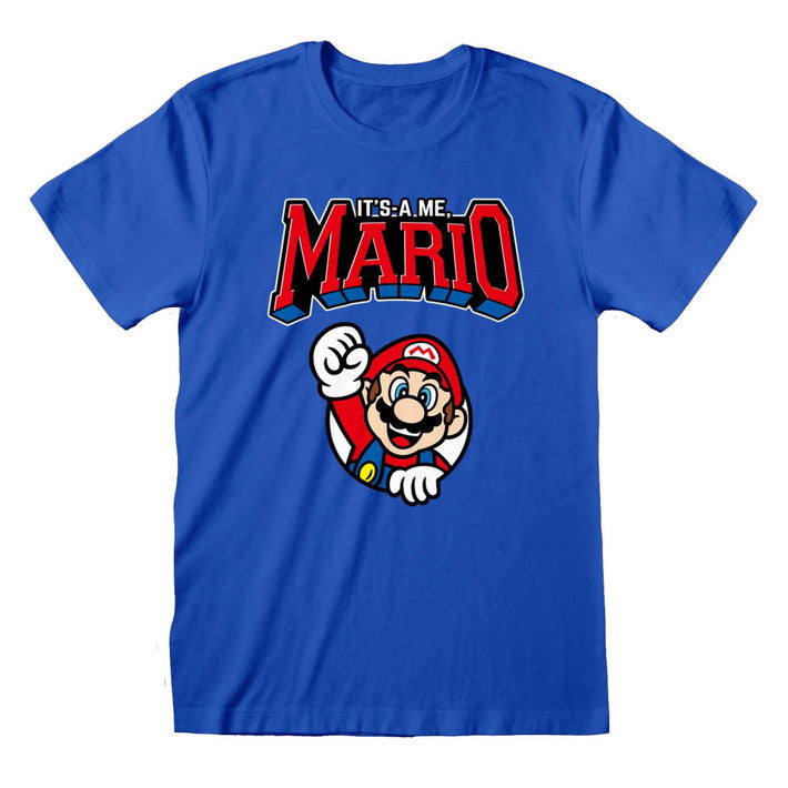 Nintendo It’s-A-Me Mario Blue T-Shirt