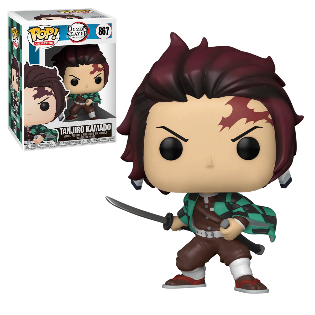 Demon Slayer 867 Tanjiro Kamado Funko Pop! Vinyl Figure