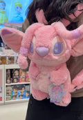 Disney Stitch Collection Plush Soft Toy Backpack Angel