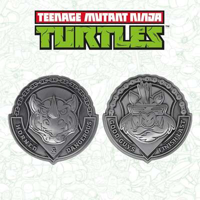 Teenage Mutant Ninja Turtles Bepop And Rocksteady Limited Edition Medallion Set