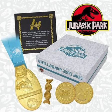 Jurassic Park Genetic Laboratory Service Award
