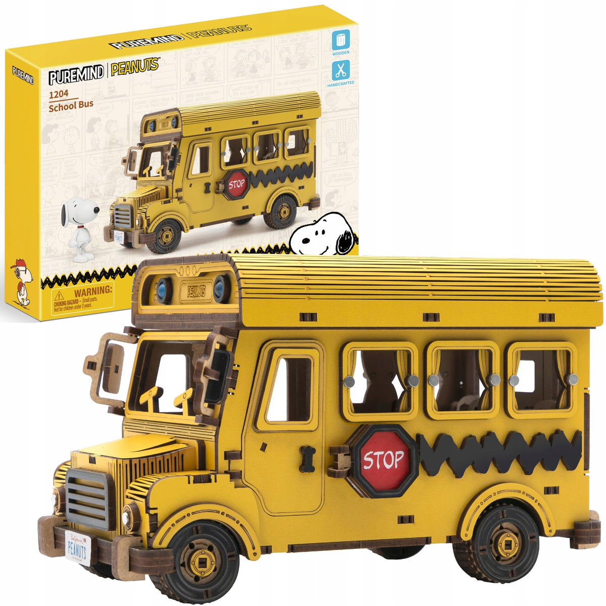 Peanuts Puremind Construction School Bus