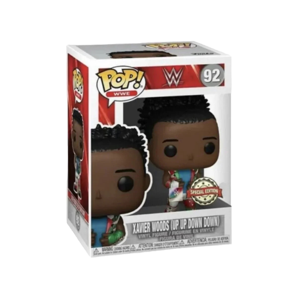 WWE 92 Xavier Woods (Up Up Down Down) Funko Pop! Vinyl Figure