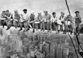 New York Workmen on Girder 3D Lenticular Poster