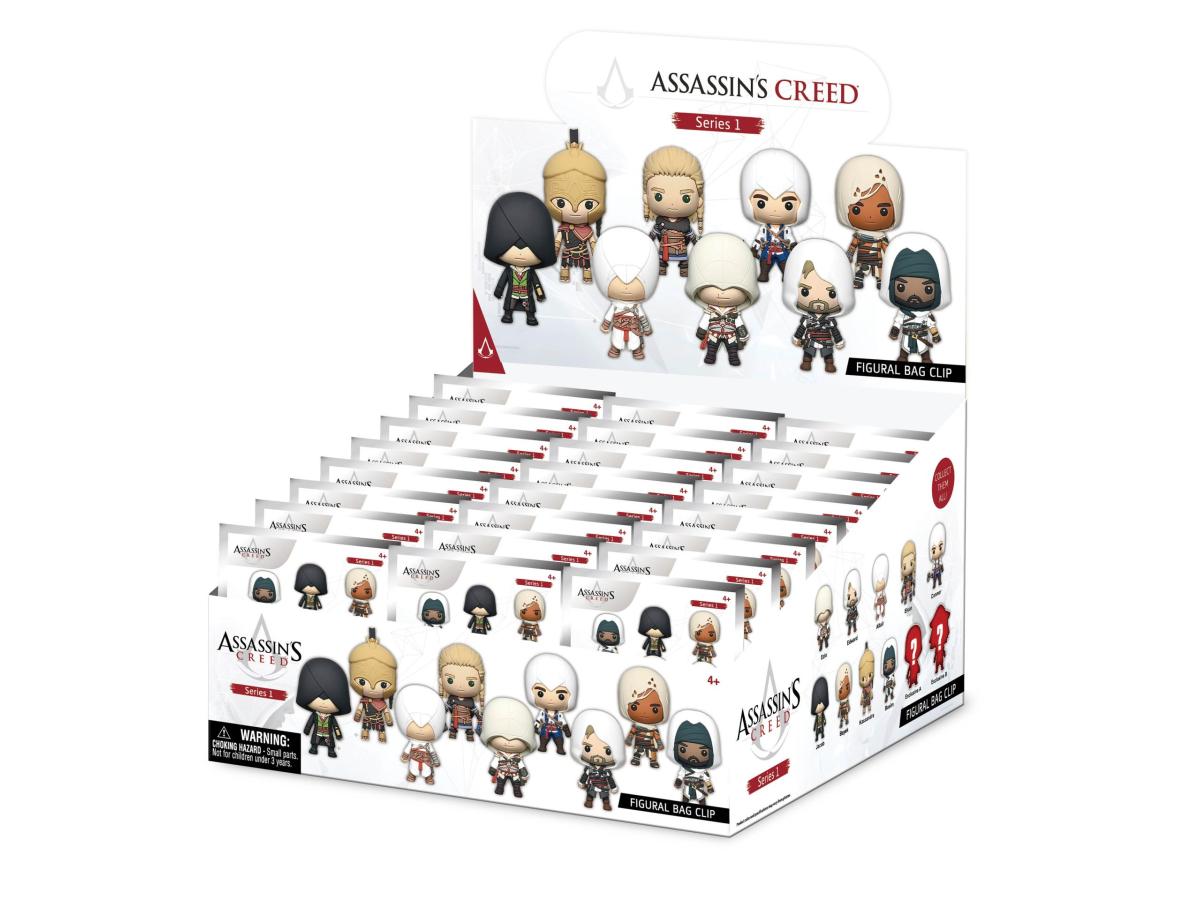 Assassin's Creed 3D PVC Bag Clips Series 1