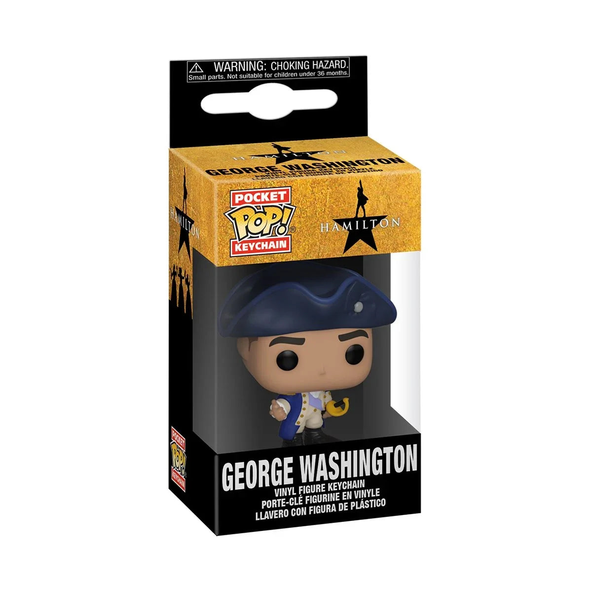 Hamilton George Washingon Funko Pop! Vinyl Figure Pocket Keychain