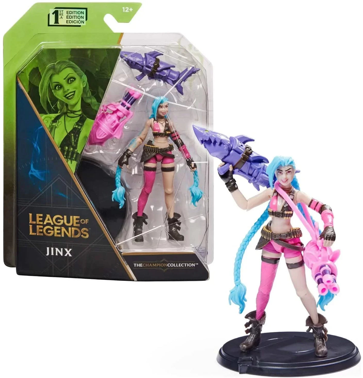 League of Legends Jinx The Champion Collection 1st Edition Action Figure