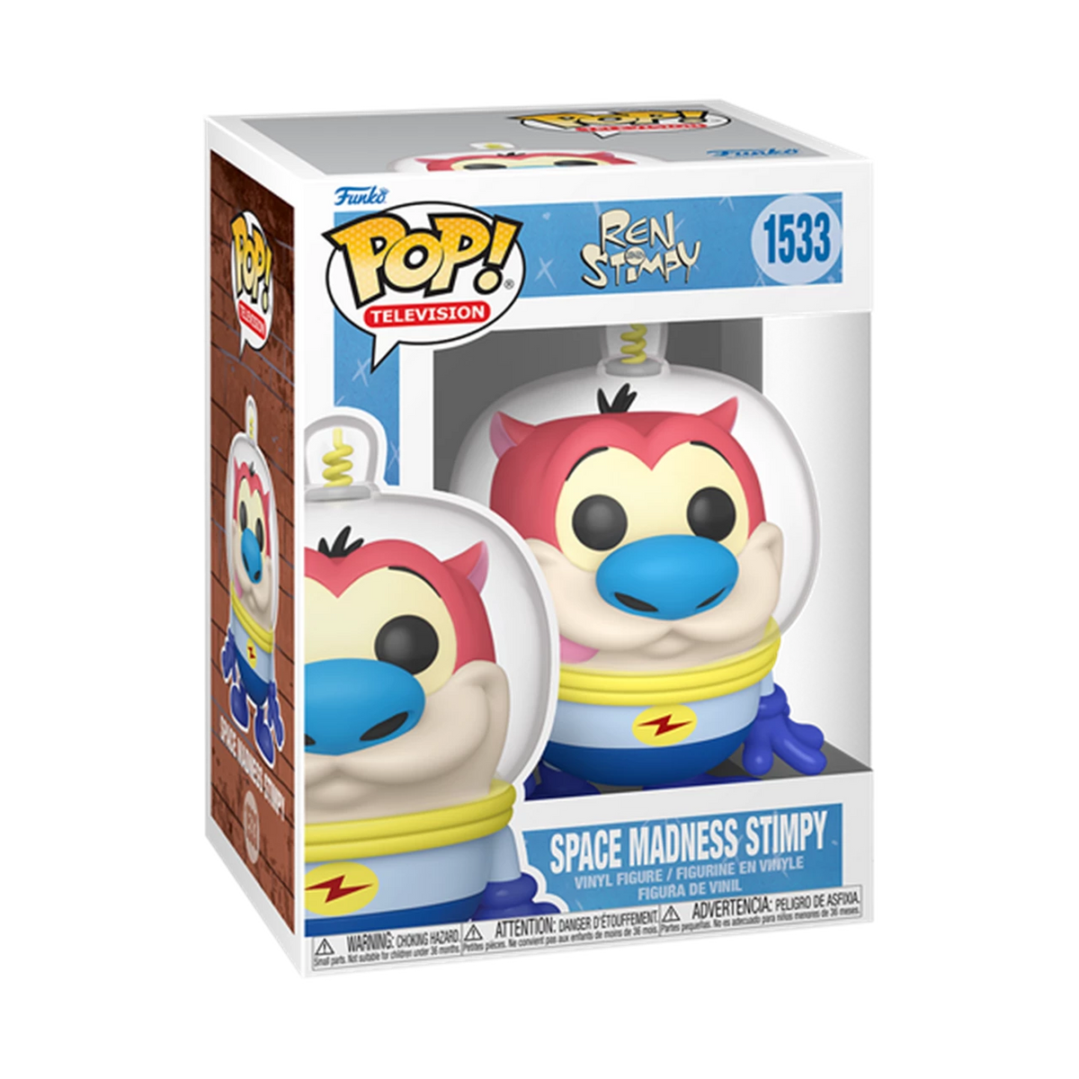 Funko Pop! Ren & Stimpy 1533 Space Madness Stimpy Vinyl Figure