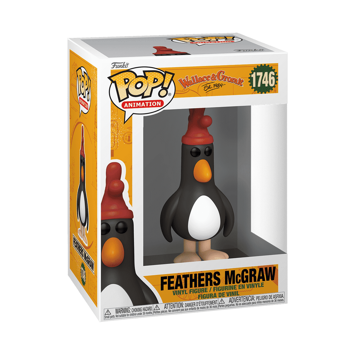 Wallace & Gromit 1746 Feathers McGraw Funko Pop! Vinyl Figure