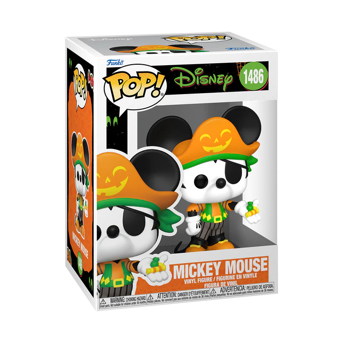 Disney 1486 Halloween Pirate Mickey Mouse Funko Pop! Vinyl Figure