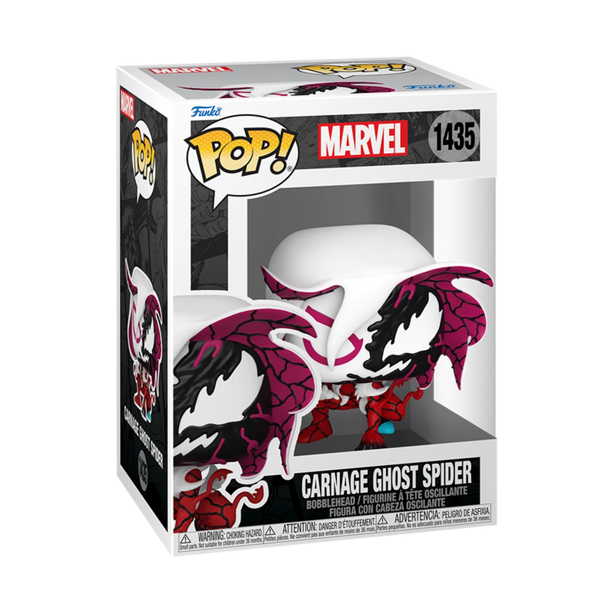 Marvel 1435 Carnageized Ghost Spider Funko Pop! Vinyl Figure
