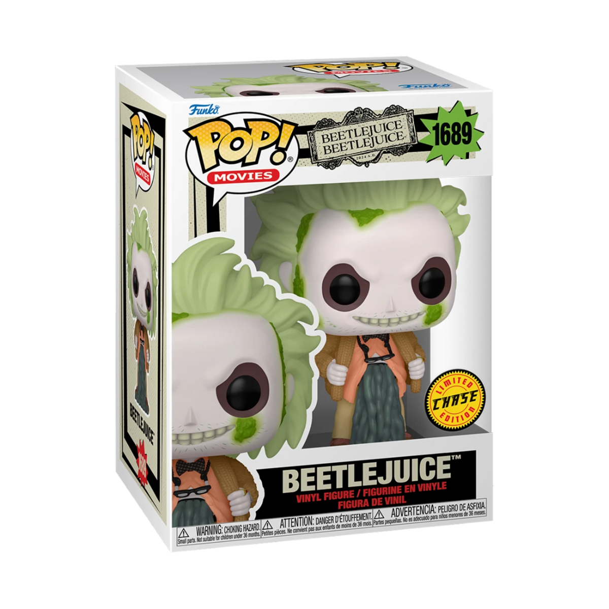 Funko Pop! Beetlejuice 2 1689 Beetlejuice Chase Vinyl Figure