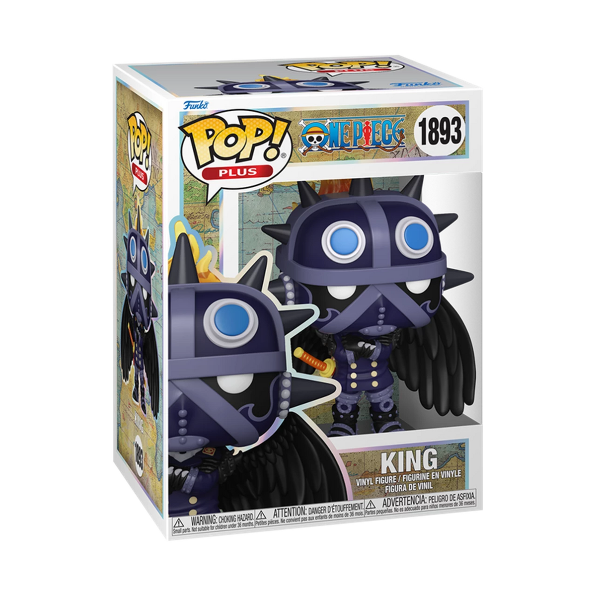 One Piece 1893 King Funko Pop! Plus Vinyl Figure