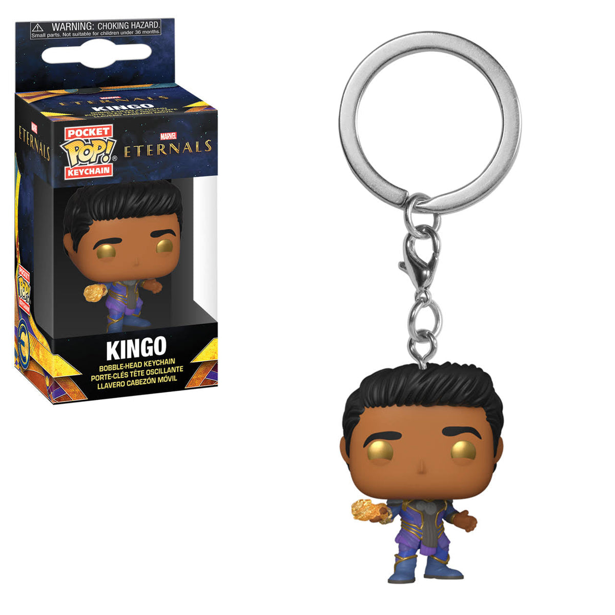 Marvel Eternals Kingo Funko Pop! Pocket Keychain