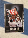 Rocky IV Movie Poster A4 Metal Sign