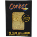 Conker The Rare Collection Limited Edition 24 Karat Gold Plated Ingot